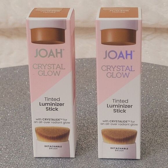 JOAH Crystal Glow Tinted Luminizer Stick Honey 2 PCS Korean Skincare New Sealed - Picture 1 of 10